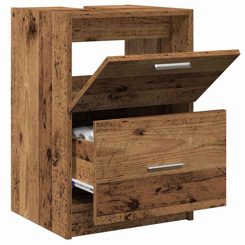 Gabinete de Baño con cajón Madera Vieja 40 x 37 x 59 cm