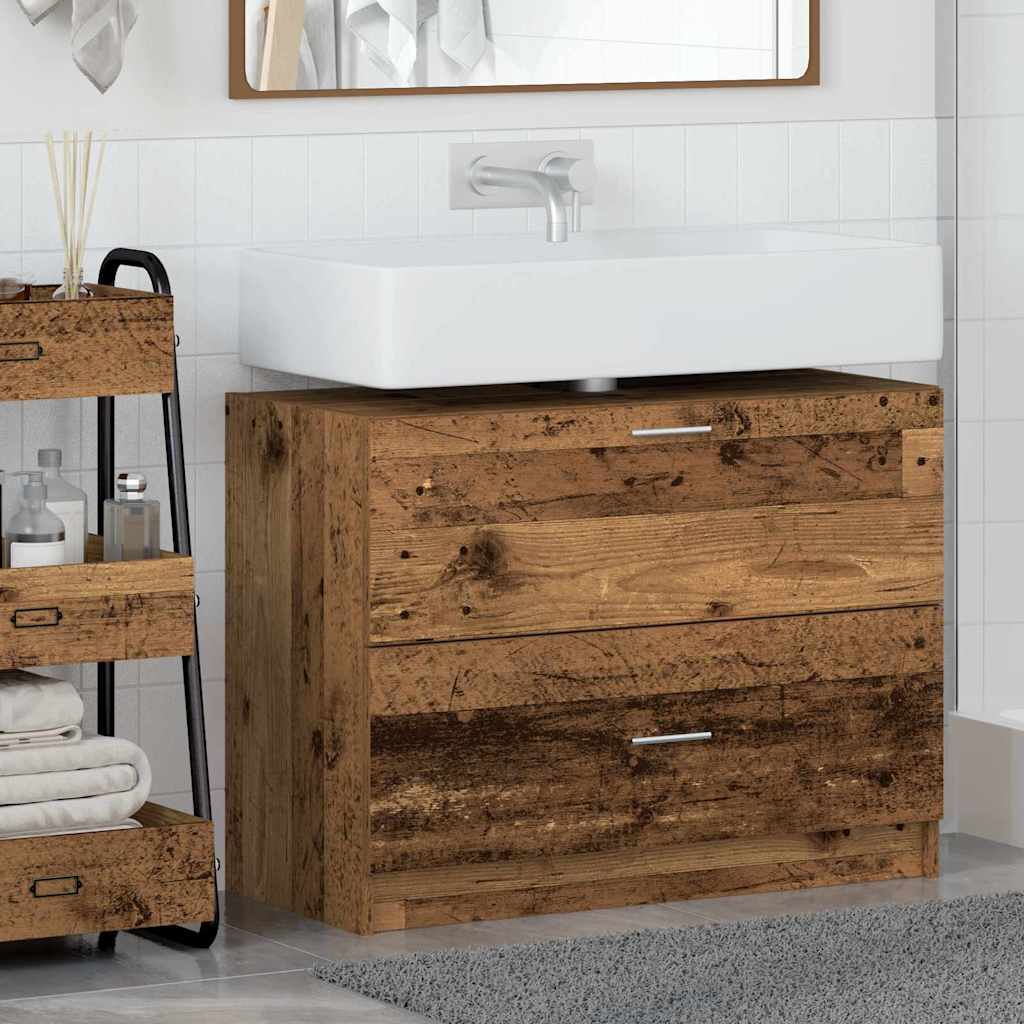 Gabinete de Baño con cajón Madera Vieja 40 x 37 x 59 cm