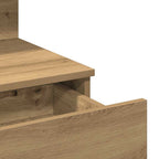 Mesa Tocador con cajón Roble artesanal 100 x 40 x 130 cm
