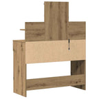 Mesa Tocador con cajón Roble artesanal 100 x 40 x 130 cm