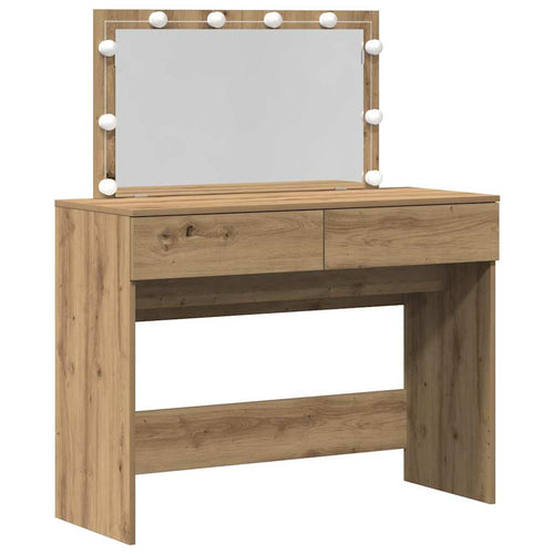 Dressing table with drawer Craftsman oak 100 x 40 x 120 cm