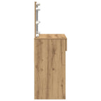 Mesa Tocador con cajón Roble artesanal 100 x 40 x 120 cm