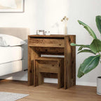 Mesa de Tocador con cajón Madera Vieja 60 x 40 x 75 cm