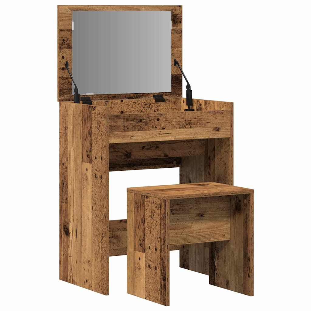 Mesa de Tocador con cajón Madera Vieja 60 x 40 x 75 cm