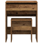 Mesa de Tocador con cajón Madera Vieja 60 x 40 x 75 cm