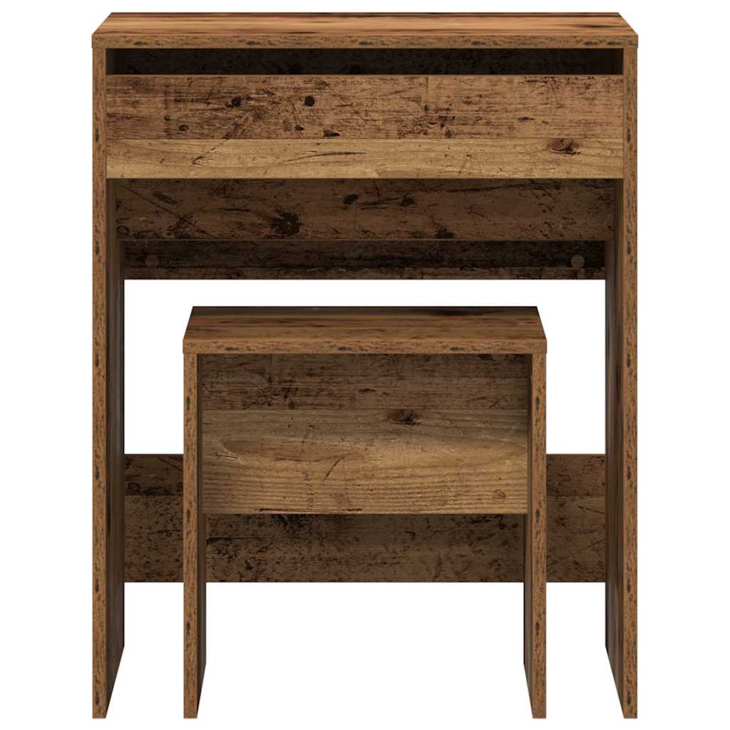 Mesa de Tocador con cajón Madera Vieja 60 x 40 x 75 cm