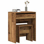 Mesa de Tocador con cajón Madera Vieja 60 x 40 x 75 cm