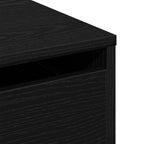 Cajonera con cajón Negro 40 x 41 x 76 cm Madera de ingeniería