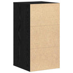 Cajonera con cajón Negro 40 x 41 x 76 cm Madera de ingeniería