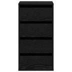 Cajonera con cajón Negro 40 x 41 x 76 cm Madera de ingeniería