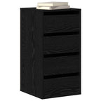 Cajonera con cajón Negro 40 x 41 x 76 cm Madera de ingeniería