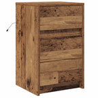 Armario de Noche con cajón Madera vieja 38 x 34 x 61 cm