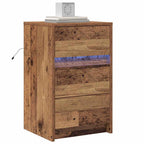 Armario de Noche con cajón Madera vieja 38 x 34 x 61 cm