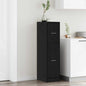 Armario de Boticario Roble negro 30 x 41 x 118 cm