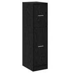 Armario de Boticario Roble negro 30 x 41 x 118 cm