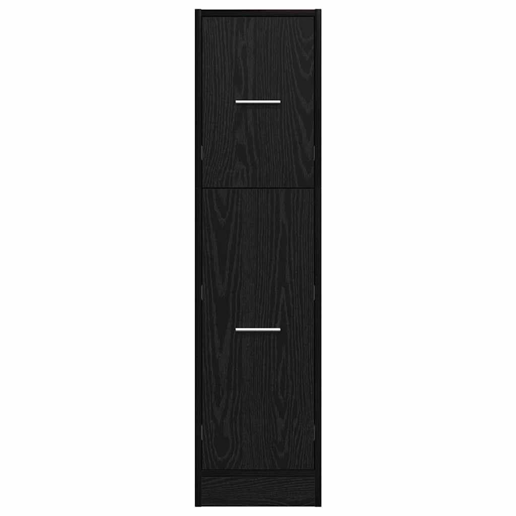 Armario de Boticario Roble negro 30 x 41 x 118 cm