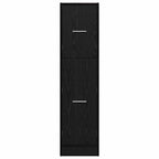 Armario de Boticario Roble negro 30 x 41 x 118 cm