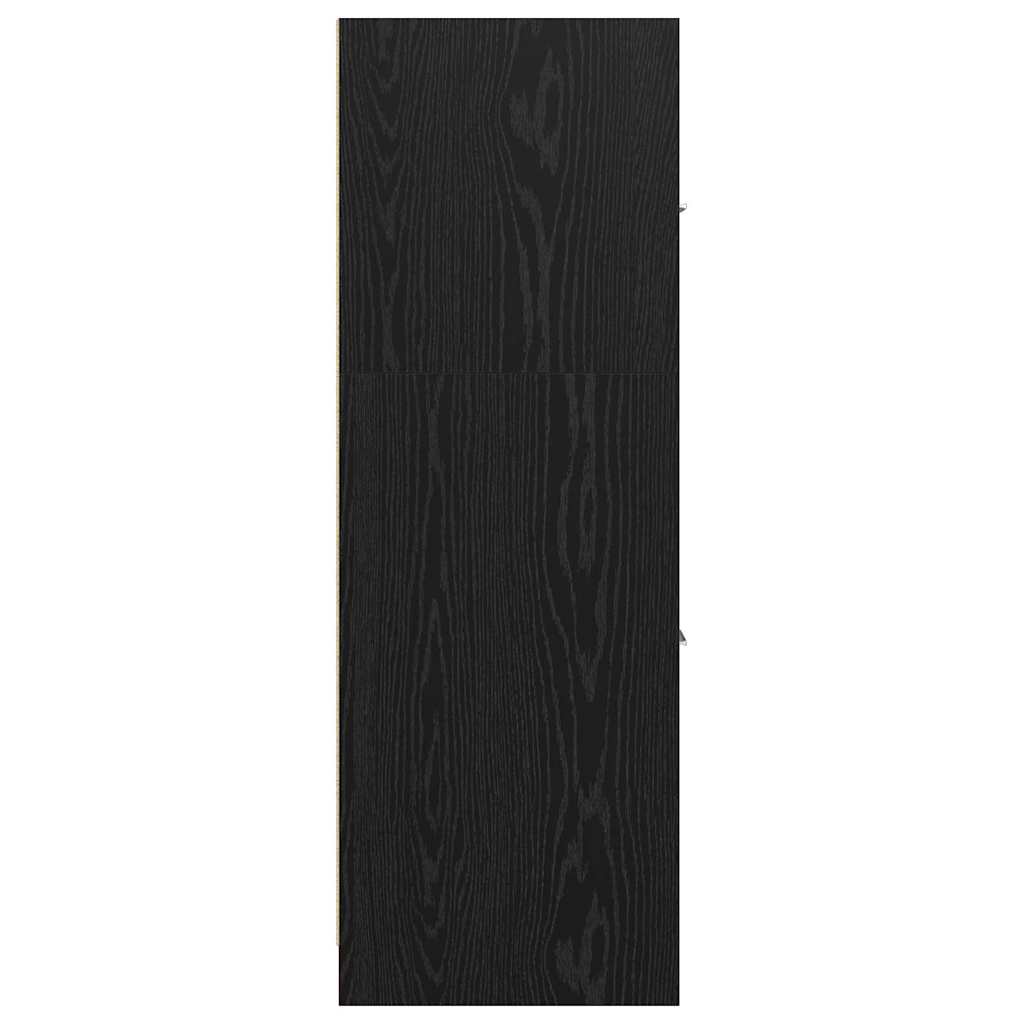 Armario de Boticario Roble negro 30 x 41 x 118 cm