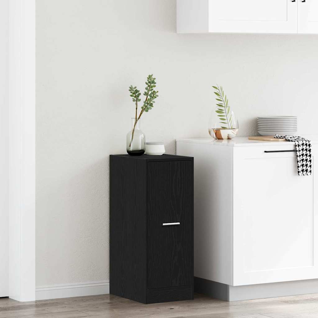 Apothecary Cabinet Black Oak 30 x 41 x 118 cm