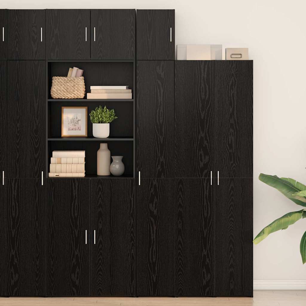 Armario de pared Roble Negro 30 x 42.5 x 39.5 cm
