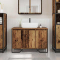 Gabinete de Lavabo Otro con puerta Madera Vieja 91 x 35 x 60 cm