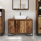 Gabinete de Lavabo Otro con puerta Madera Vieja 91 x 35 x 60 cm