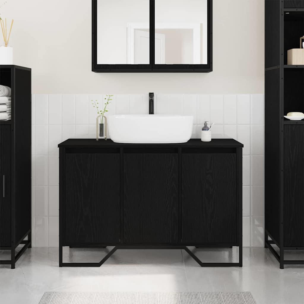 Gabinete de Lavabo Otro con puerta Madera Vieja 91 x 35 x 60 cm