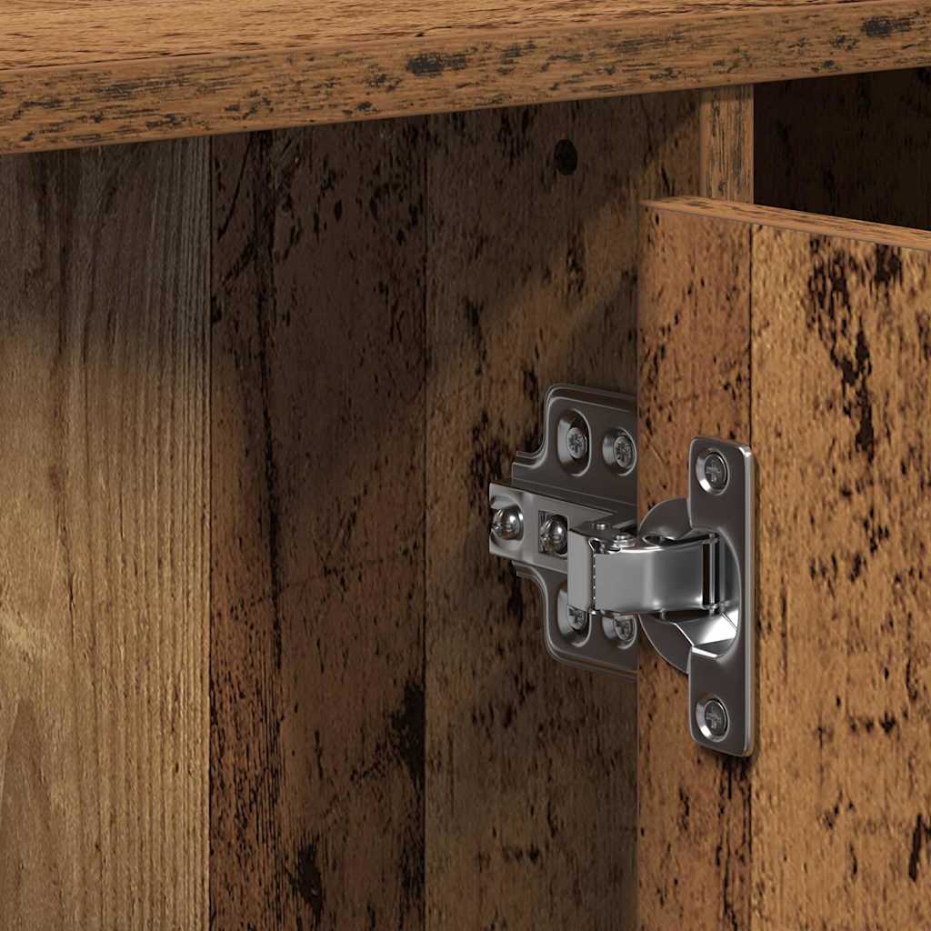 Gabinete de Lavabo para Baño Madera Vieja 91 x 35 x 60 cm