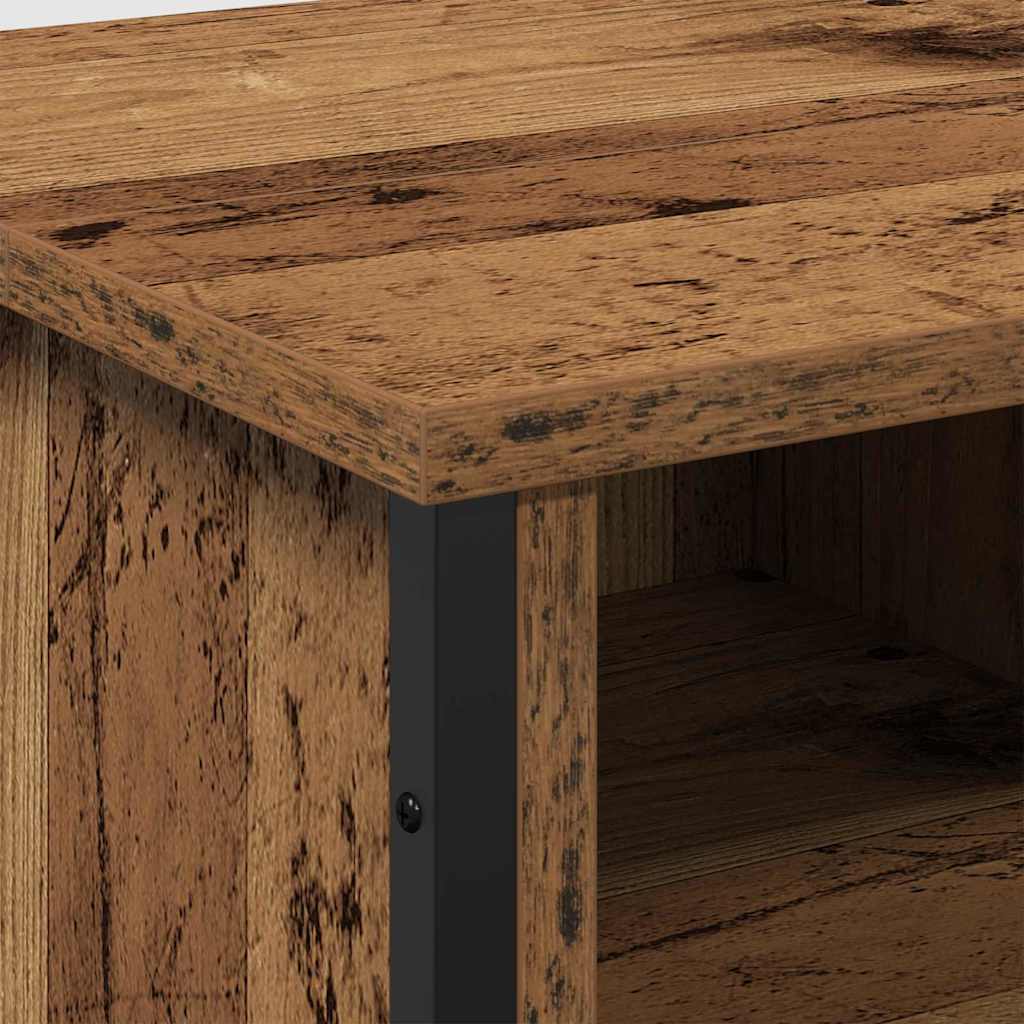 Gabinete de Lavabo para Baño Madera Vieja 91 x 35 x 60 cm