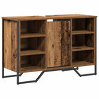 Gabinete de Lavabo para Baño Madera Vieja 91 x 35 x 60 cm