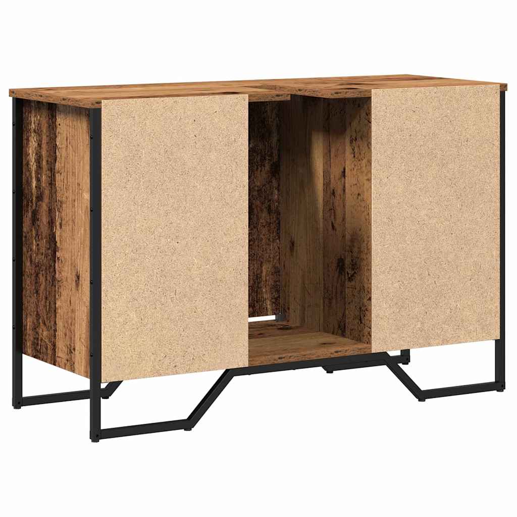 Gabinete de Lavabo para Baño Madera Vieja 91 x 35 x 60 cm