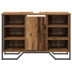 Gabinete de Lavabo para Baño Madera Vieja 91 x 35 x 60 cm