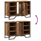 Gabinete de Lavabo para Baño Madera Vieja 91 x 35 x 60 cm