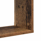 Estante de pared con estante Marrón Madera de ingeniería