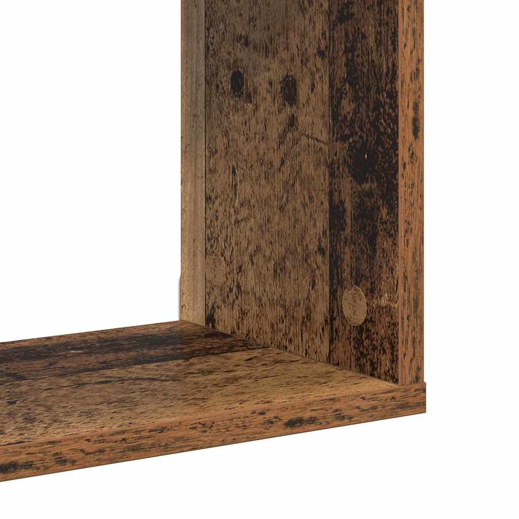 Estante de pared con estante Marrón Madera de ingeniería