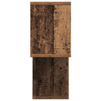 Estante de pared con estante Marrón Madera de ingeniería