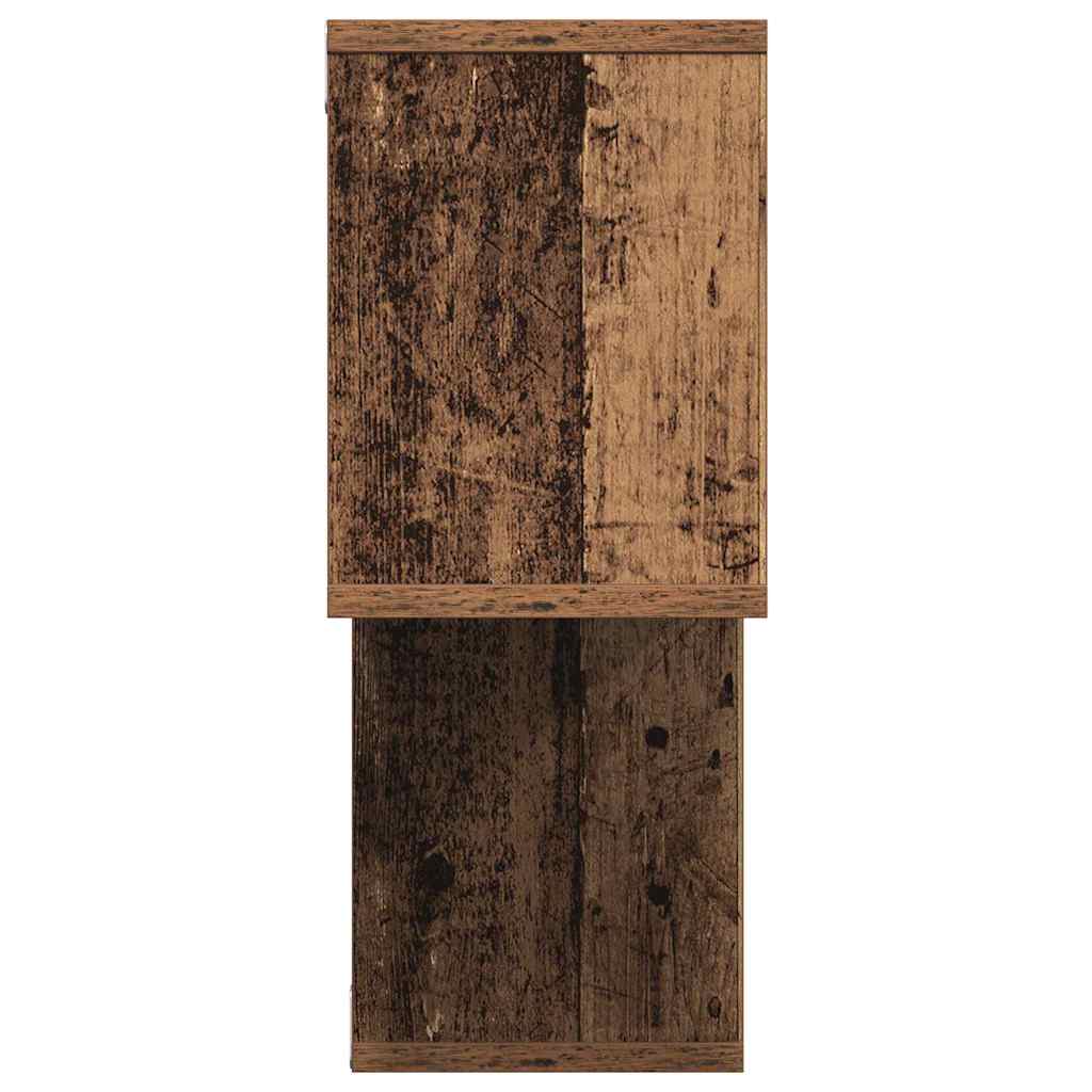 Estante de pared con estante Marrón Madera de ingeniería