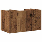 Organizador de Escritorio Madera vieja 44,5 x 24 x 25 cm