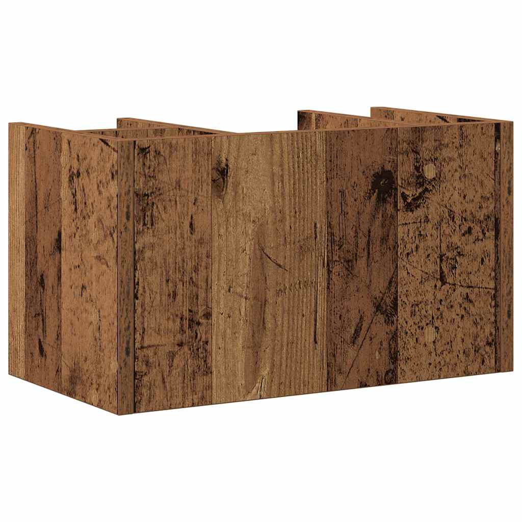 Organizador de Escritorio Madera vieja 44,5 x 24 x 25 cm