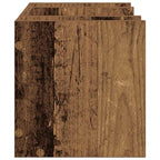 Organizador de Escritorio Madera vieja 44,5 x 24 x 25 cm