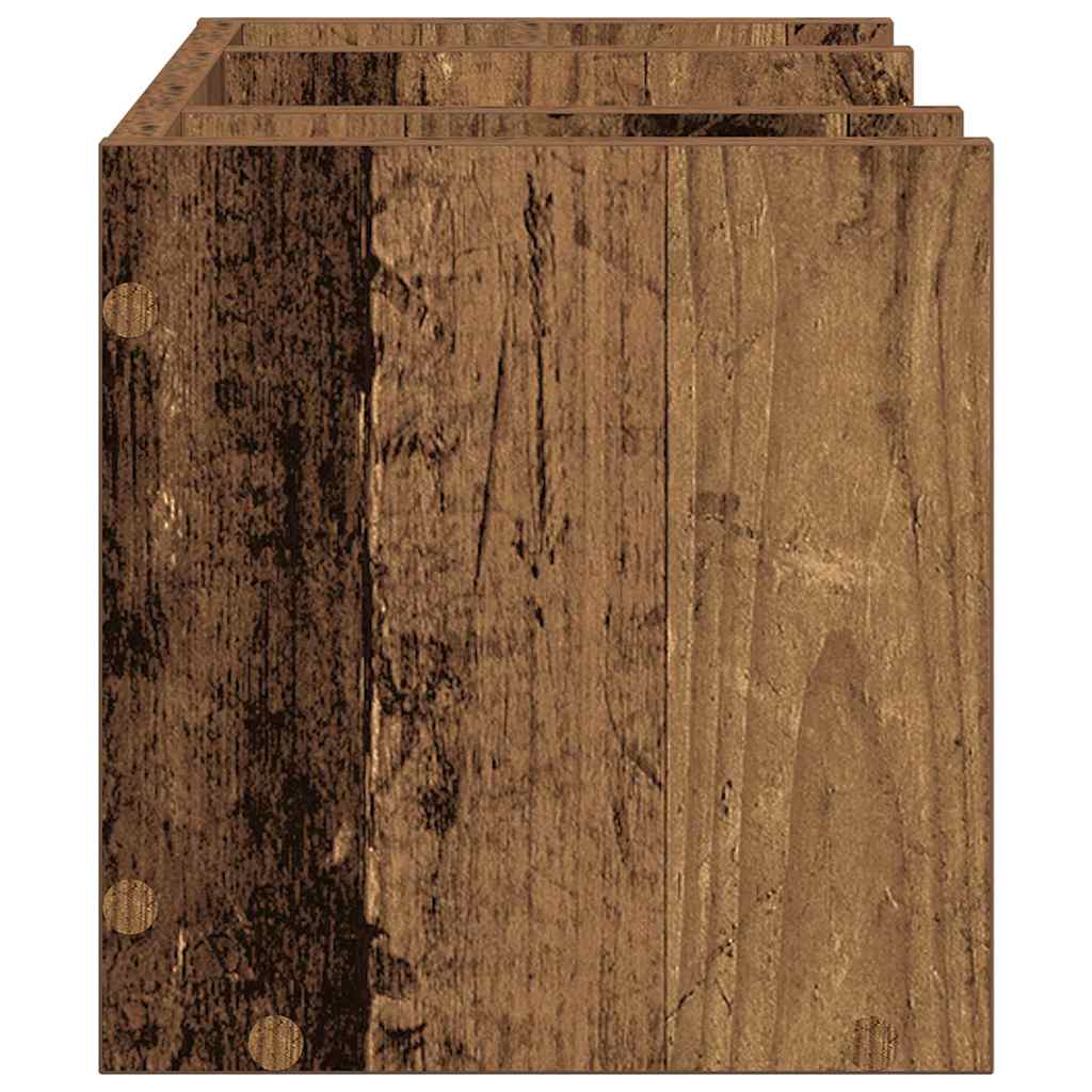 Organizador de Escritorio Madera vieja 44,5 x 24 x 25 cm