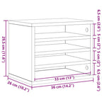 Organizador de Escritorio Madera vieja 36 x 26 x 29,5 cm
