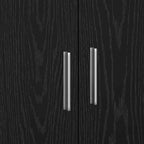 Gabinete de Baño con almacenamiento Roble Negro 63 x 29 x 55 cm