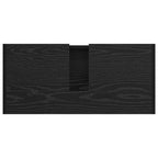 Gabinete de Baño con almacenamiento Roble Negro 63 x 29 x 55 cm