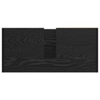 Mueble de Cuarto de Baño con puerta Roble Negro 63 x 29 x 55 cm