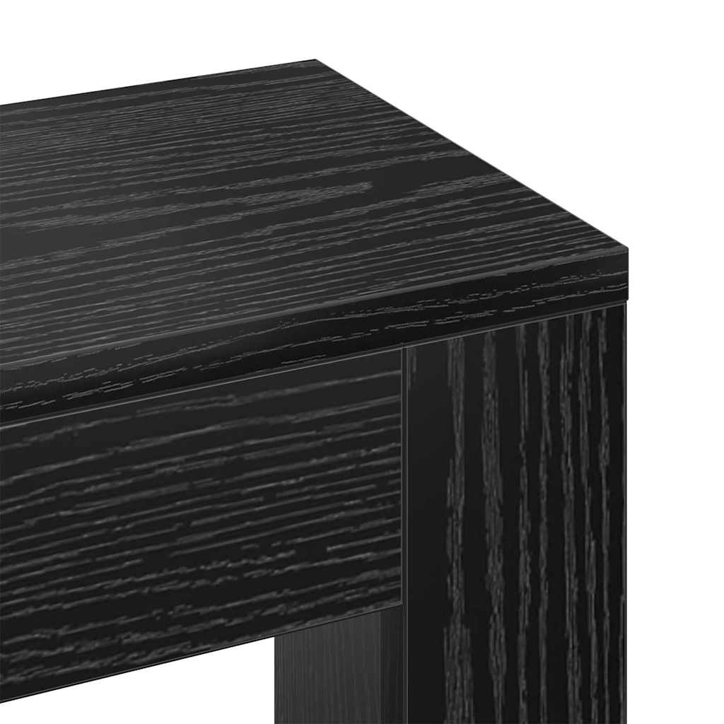 Cubierta de Radiador Roble Negro 104 x 20 x 82 cm