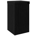 Soporte de plantas 2 pcs Roble Negro 10 x 10 x 18 cm