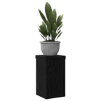 Soporte de plantas 2 pcs Roble Negro 10 x 10 x 18 cm