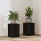 Plant stand 2 pcs Black Oak 10 x 10 x 18 cm
