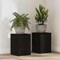 Plant stand 2 pcs Black Oak 10 x 10 x 18 cm